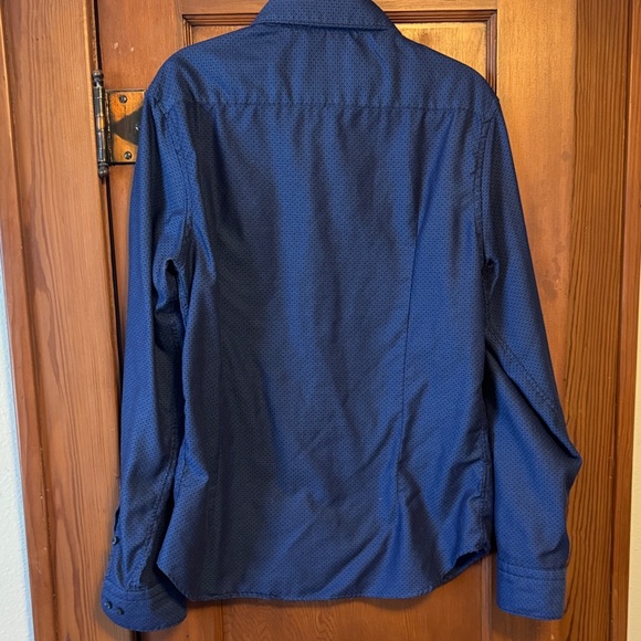 Exibit Navy Dress Button-Down Shirt - Picture 6 of 6